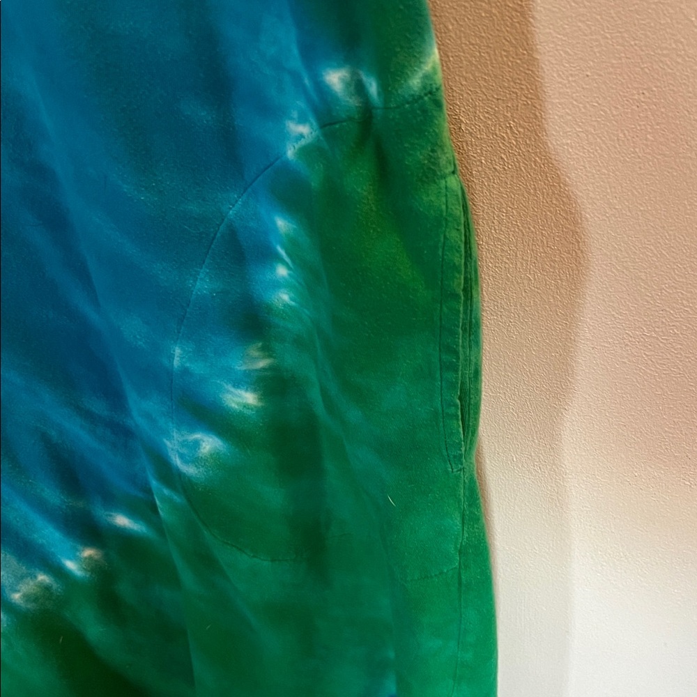 LA CERA Vibrant Tie-Dye tee shirt Dress with pockets medium 👓 - Picture 7 of 10